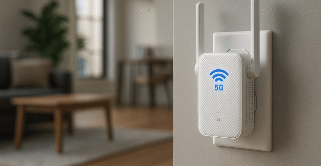 Repetidor de sinal Wi-Fi 5G