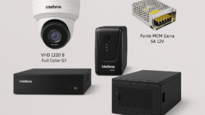 como montar sistema de câmeras Intelbras.