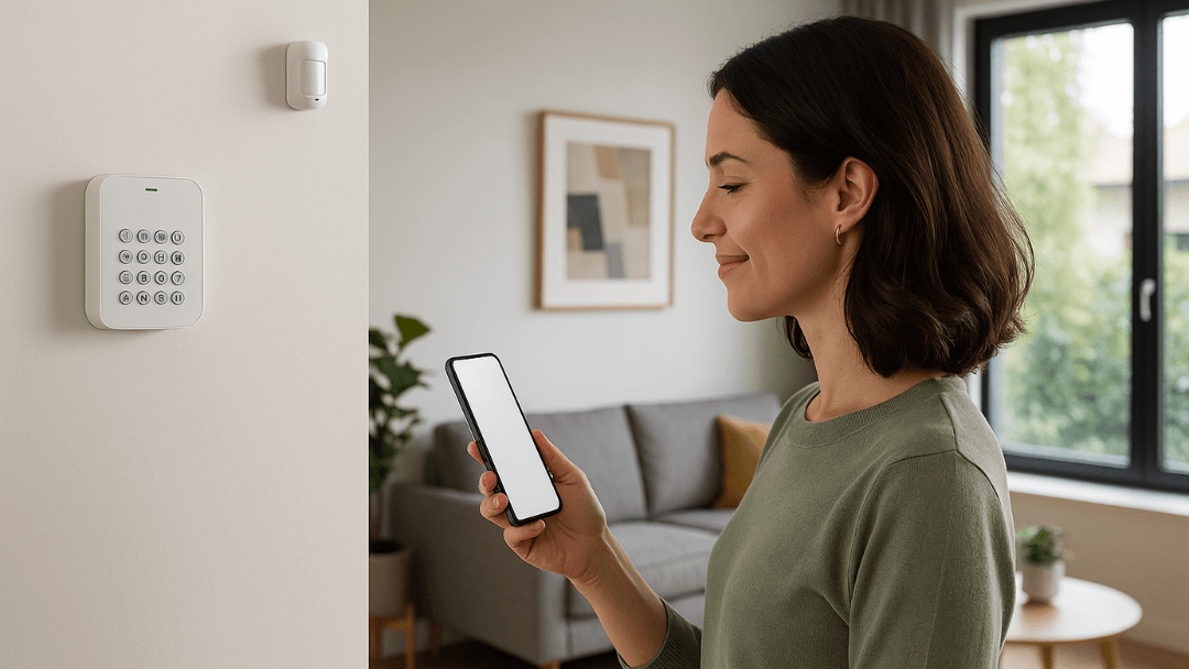 sensores de presença sem fio Intelbras em sala moderna