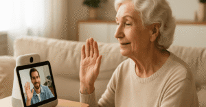 monitoramento de idosos a distância